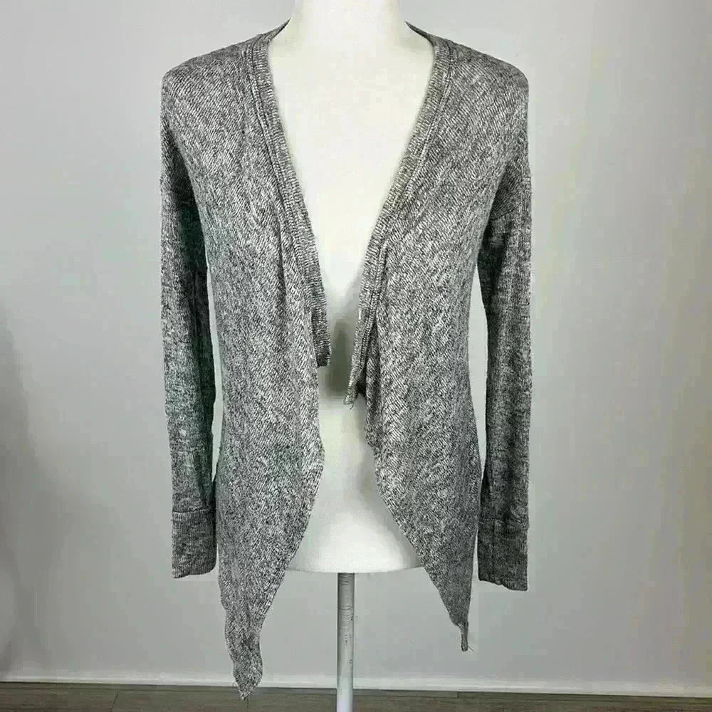American Eagle Grey Open Front Cardigan Size XS